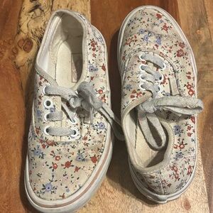 Floral Canvas Kids Shoes